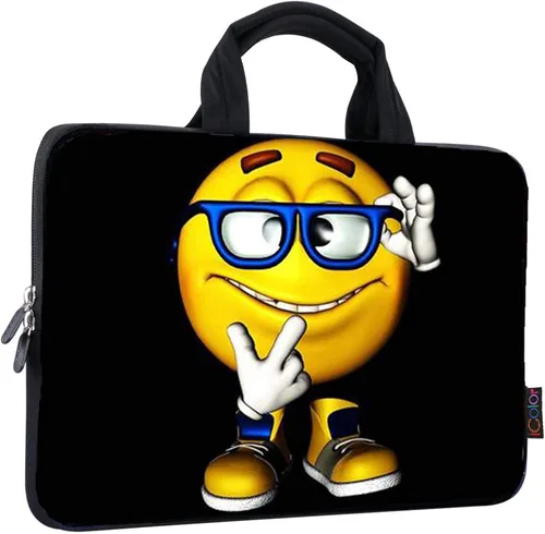 Miniatura 15 de iColor 11 11.6 12 12.1 12.5 Bolso de transporte para laptop, funda para Chromebook, portátil, ultrabook, tableta con asa, tote de neopreno