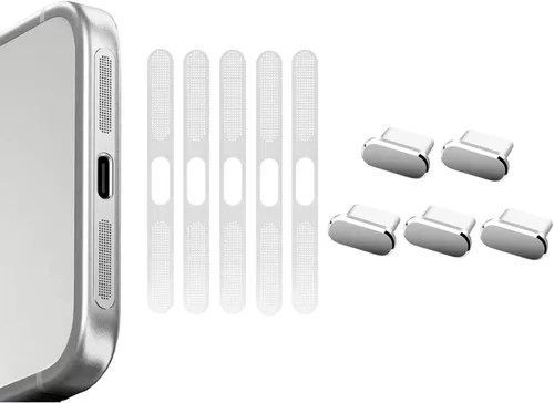 Miniatura 13 de para iPhone 17 Pro Max Auricular Parlante Malla Anti Polvo Adhesiva Cubierta - 5 PIEZAS / Naranja Cósmico Naranja (Cosmic Orange)