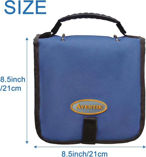 Miniatura 4 de Aventik Carpeta de aparejos de pesca, cubierta suave, cebo de pesca, bolsa de almacenamiento organizada, carpeta de cebo suave, resistente al agua