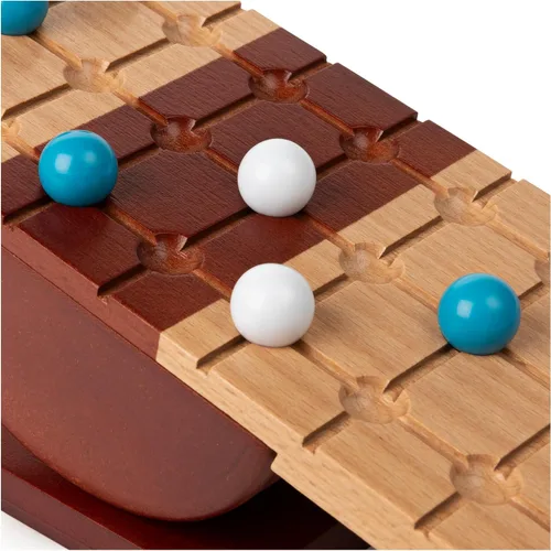 Miniatura 4 de Rock Me Archimedes, Juego de mesa familiar de rompecabezas de equilibrio y estrategia con canicas, juguete educativo STEM retro, para adultos