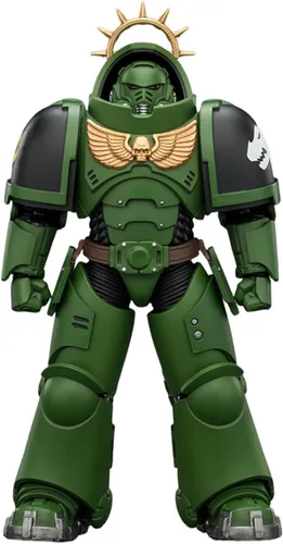 Miniatura 9 de JOYTOY Warhammer - Figuras de acción 40K 1/18 Dark Angels Intercessors, 4 unidades, modelo coleccionable para niños de 15 años o más, 4.8 pulgadas