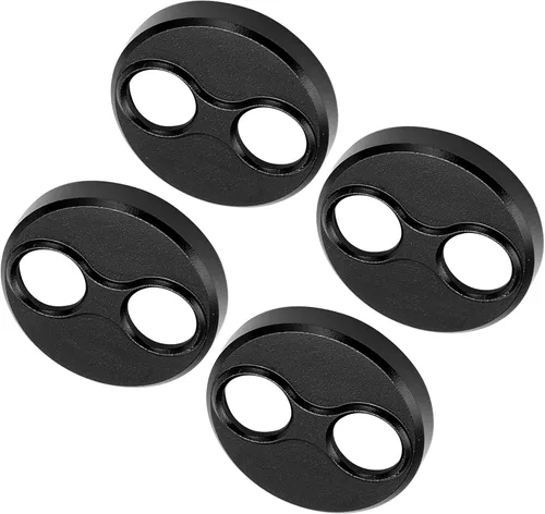VGEBY Protector de motor de dron, 4 piezas de aleación de aluminio cubierta antipolvo para X8 Mini Drone Accesorios (negro) Accesorios de modelado
