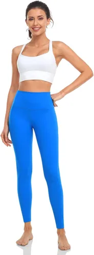 Miniatura 2 de HeyNuts Leggings esenciales, de compresión de cintura alta, pantalones suaves para entrenamiento, pantalones deportivos de yoga de 28 pulgadas