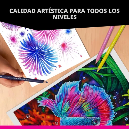 Miniatura 11 de Prismacolor Lápices de colores premier, núcleo suave, paquete de 132 (el embalaje puede variar)