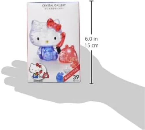 Miniatura 3 de Hanayama 39 piezas Crystal Gallery Sanrio Hello Kitty Teléfono 3D Puzzle