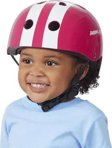 Miniatura 11 de Radio Flyer Casco, casco de bicicleta para niños y niños de 2 a 5 años, rojo Rojo brillante
