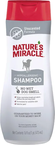 Miniatura 11 de Nature's Miracle Champú y acondicionador hipoalergénico para perros, 16 onzas, sin perfume