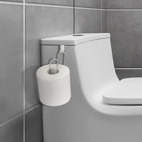 Miniatura 2 de Soporte de papel higiénico, Soporte de papel higiénico sobre el tanque, Soporte de rollo de papel higiénico, Almacenamiento de papel higiénico