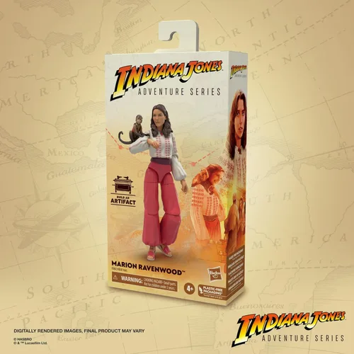 Miniatura 2 de Indiana Jones and The Raiders of The Lost Ark Adventure Series Marion Ravenwood, figuras de acción de 6 pulgadas, niños a partir de 4 años