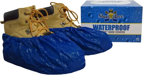 Miniatura 2 de ShuBee Waterproof Shoe Covers Slip-Resistant Disposable for Construction Indoor Carpet Floor Protection - 40 Pair