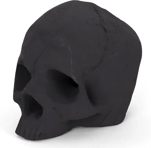 Miniatura 8 de Troncos de fuego de calavera de cerámica, calaveras de hoguera, troncos de calavera de cerámica, cabeza de esqueleto/decoración de calavera