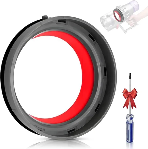 Anillo de sellado fijo superior compatible con Dyson V11 V15 SV14 SV15 SV15 SV22, piezas de repuesto para aspiradora con destornillador T8,