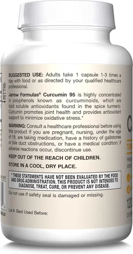 Miniatura 9 de Curcumin 95 de Jarrow Formulas, CUR120, 1, 1