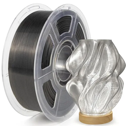 Miniatura 43 de IEMAI Paquete de filamento PETG de 0.069 in, filamento de impresora 3D multicolor translúcido degradado de hasta 23.622 in/s de impresión rápida, 4