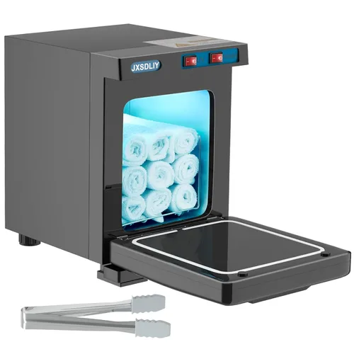 Miniatura 11 de Calentador de toallas calientes para salón de belleza, baño, gabinete de toallas calientes 2 en 1, personal, 8L de capacidad pequeña, calentadores
