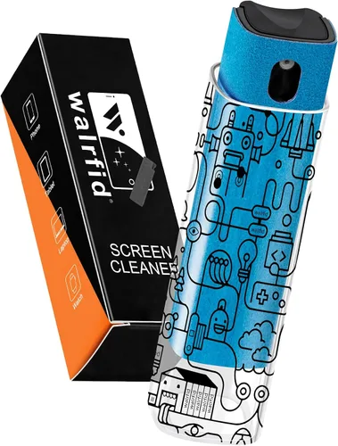 Miniatura 12 de Espray limpiador de pantalla para pantalla táctil, kit de limpieza walrfid para teléfono inteligente electrónico TV, portátil, tableta, PC, Gris
