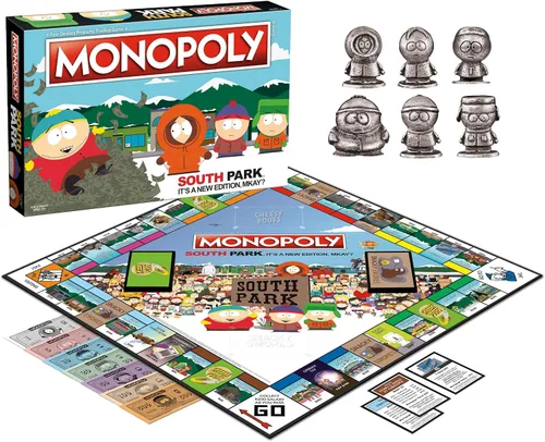 Miniatura 7 de Monopoly South Park Basado en el programa South Park de Comedy Central Con ubicaciones familiares, episodios y personajes Juego de Monopoly