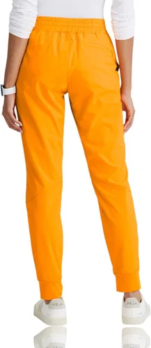 Miniatura 2 de Barco One Pantalón deportivo, pantalón quirúrgico de altura media, con tejido elástico de 4 vías y 3 bolsillos, para mujer