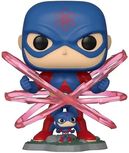 Miniatura 2 de Funko Pop! Justice League The Atom Figura de vinilo exclusiva Convención maravillosa 2021 compartida
