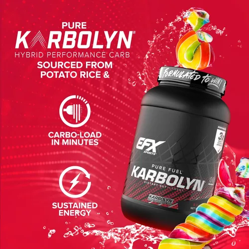 Miniatura 4 de EFX Sports Karbolyn Fuel Polvo de Carbohidratos de Absorción Rápida Carga de Carbohidratos, Energía Sostenida, Recuperación Rápida Sin