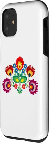 Miniatura 2 de iPhone 11 patrón popular tradicional polaco, funda de folclore oriental