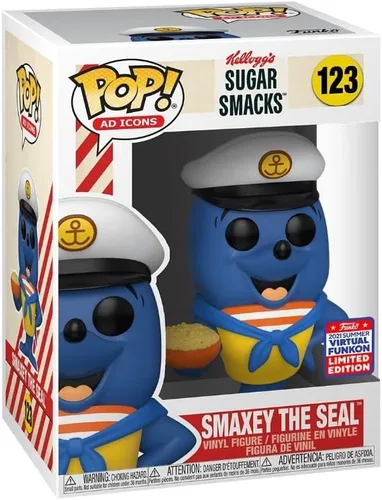 Miniatura 4 de Funko Iconos de anuncios pop Kellogg's Smaxey The Seal FunKon 2021 Exclusivo