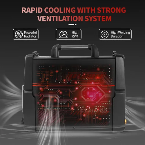 Miniatura 6 de Soldador de Corte por Plasma Combinado MIG con Gas/MIG Sin Gas/TIG con Elevación/Palo/CORTE 5 en 1 Máquina de Soldadura de Aluminio con Voltaje Dual