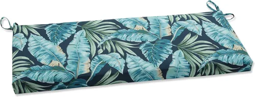 Miniatura 12 de Pillow Perfect Tropic - Cojín floral para sofá de interior/exterior con lazos, resistente a la intemperie y a la decoloración, 18 x 45 pulgadas