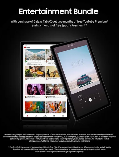 Miniatura 4 de SAMSUNG Galaxy Tab A7 10.4 Wi-Fi 64GB Gris (SM-T500NZAEXAR)