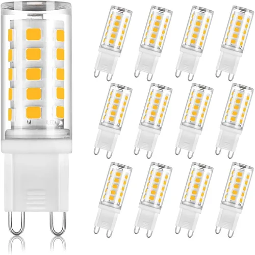 Miniatura 7 de G9 LED Bulb 4W, 40W G9 Halogen Bulb Replacement, Non-Dimmable Warm White 3000K G9 LED, 6-Pack