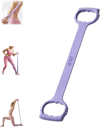 Figura 8 Banda de resistencia de fitness, Figura 8 bandas de ejercicio para mujeres y hombres, 8 bandas de goma de resistencia en forma de brazos,