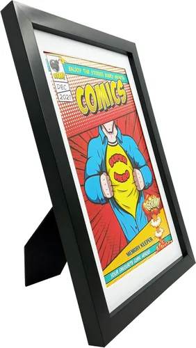 Miniatura 3 de Marco para cómics, paquete de 4, protección UV, se adapta a cómics actuales de hasta 6 3/4 x 10 1/4 pulgadas, se adapta a bolsas y fundas de cómics