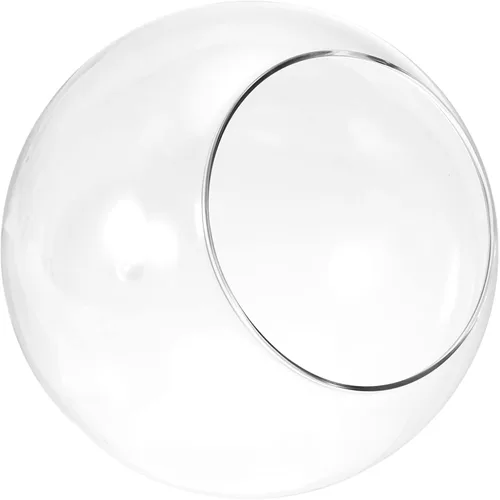 Miniatura 9 de PATIKIL Terrario Globo Redondo Maceta para Plantas de Aire, 3.2 Pulgadas de Alto Vidrio Borosilicato Decoraciones de Mesa para Suculentas