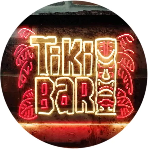 Miniatura 14 de ADVPRO Tiki Bar Mask Beer Pub Club Wine Dual Color LED Neon Sign Blue & Red 12" x 8.5" st6s32-i3139-br