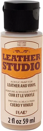 Miniatura 10 de Leather Studio 71411 pintura para piel de color blanco, 2 onzas