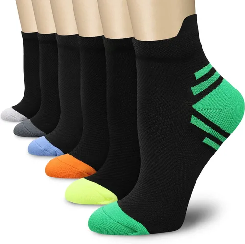 Miniatura 15 de CHARMKING Calcetines de compresión para mujeres y hombres, circulación de 15 a 20 mmHg, lo mejor para atletismo, correr, ciclismo, enfermera, uso