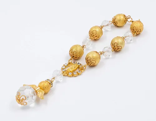 Miniatura 3 de 12 Bautismo Ángel Blanco Favores Pulsera Fiesta Favores Bautizo Recuerdos Angel Pulsera Oro