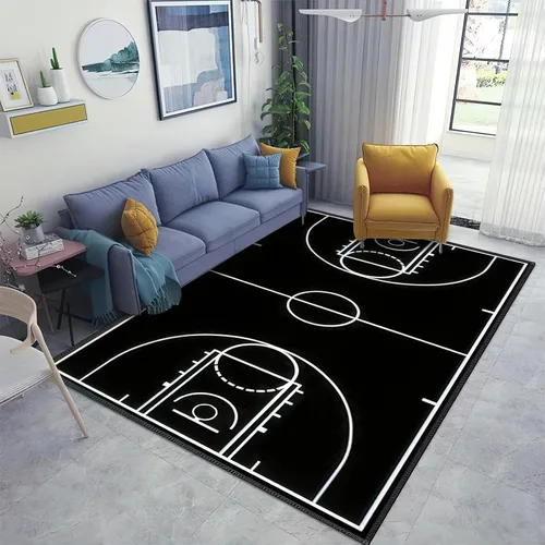 Miniatura 13 de Alfombra estéreo retro, para estudio de grabación para amantes de la música, antideslizante, de fácil cuidado, alfombra de área grande, alfombra