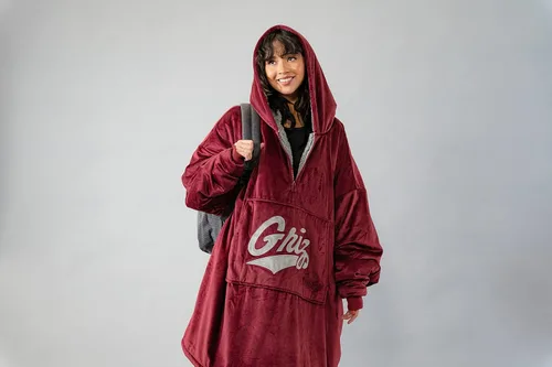 Miniatura 8 de THE COMFY - Manta portátil original de sherpa y microfibra, viene en tamaño extragrande, con cremallera de un cuarto, de talla única, y vista