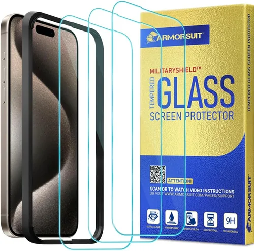 Miniatura 2 de ArmorSuit [Paquete de 2+2] para Google Pixel 6 [6.4 pulgadas] Protector de pantalla de vidrio templado + protector de lente de cámara compatible