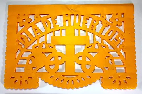 Miniatura 3 de Paquete de 20 Frontales Altar de Ofrendas Kit de Suministros Dia de Muertos Decoración Día de Muertos Colorido Tamaño Mediano Papel de Seda Hojas
