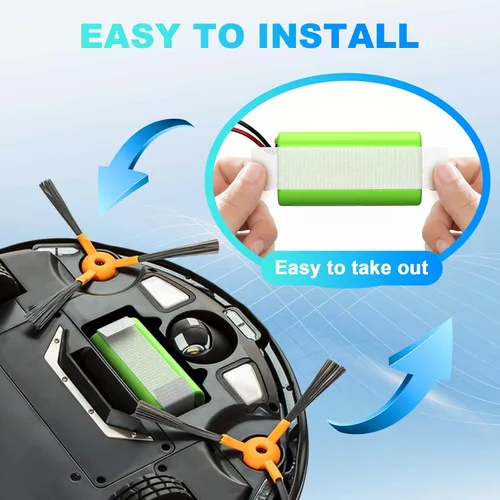 Miniatura 6 de Batería de reemplazo de 14.4v para robot aspirador: para Eufy Robovac 11S 11 30C 30 25C 15C 15T G30 G20 - Baterías de vacío de 3200mAh para Ecovacs