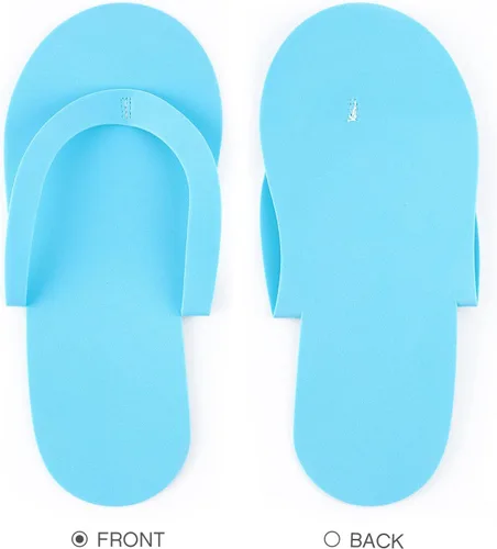 Miniatura 5 de Geyoga 48 pares de pantuflas desechables de pedicura de espuma, desechables, para spa, pedicura, para mujeres, salón de manicura, spa (coloridas)
