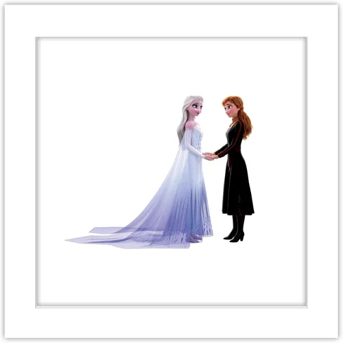 Miniatura 11 de Trends International Gallery Pops Disney Frozen - Póster de pared de Elsa y Anna tomados de la mano, 12.00 x 12.00 pulgadas, versión de marco negro