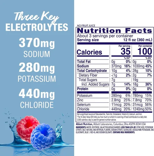 Miniatura 6 de Pedialyte Advanced care, solución oral de electrolitos, 0.26 gal, 8 unidades, 1, 1