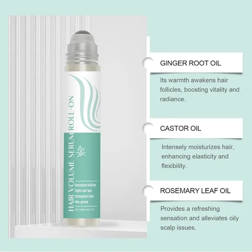 Miniatura 3 de Suero Roll-On para el Crecimiento del Cabello Mezcla con 3% de Romero, 3% de Redensyl, 2% de AnaGain, Biotina y Niacinamida Sin Enjuague