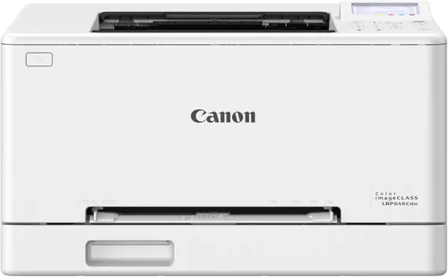Canon imageCLASS LBP646Cdw, impresora láser inalámbrica a color para impresión a doble cara, blanca - 26 PPM para oficina en casa, impresora para