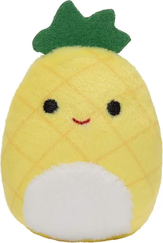 Miniatura 5 de Squishville de Squishmallows Mini Plush Fruit Squad, seis peluches suaves de 2 pulgadas, frutas irresistiblemente coloridas, mini melocotón, piña