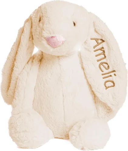 Miniatura 9 de Conejo de peluche súper suave personalizado - Juguetes de animal de peluche para niños - Regalo personalizado con nombre bordado en la oreja