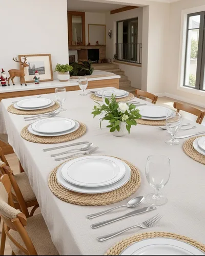 Miniatura 5 de bUCLA 100 platos de plástico plateados, platos desechables de borde plateado de 10.25 pulgadas, ideales para bodas, fiestas
